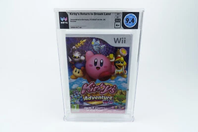 Nintendo Wii *Kirby's Adventure Wii* Sigillato WATA 9.4 A+ no VGA UK - Immagine 1 di 4