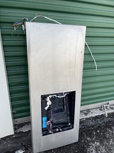 NICE! Genuine LG Refrigerator Stainless Steel LEFT French Door with Gasket/Seal - Picture 1 of 16