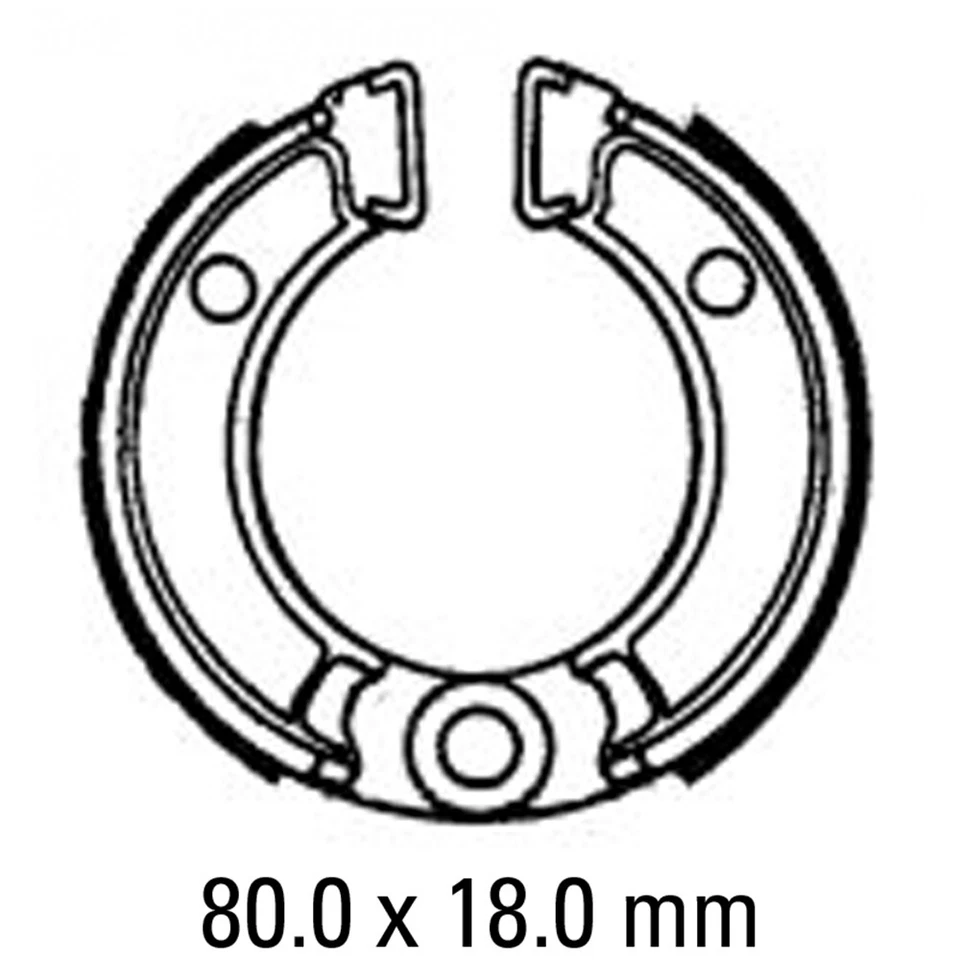 Ferodo Front Brake Shoes for Honda QR50 1983-1998 - image 1 of 1