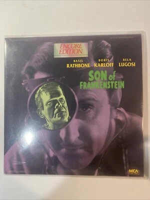 Laserdisc The Son of Frankenstein Bela Lugosi Boris Karloff Horror Classic - Image 1 of 3