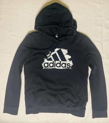 Adidas sweatshirt, Black Hoodie, sz medium - Image 1 of 4