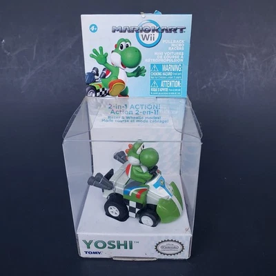 Tomy Nintendo Wii Mario Kart Yoshi 2 en 1 Acción Pullback Micro Racer Nuevo Foto 1 de 3