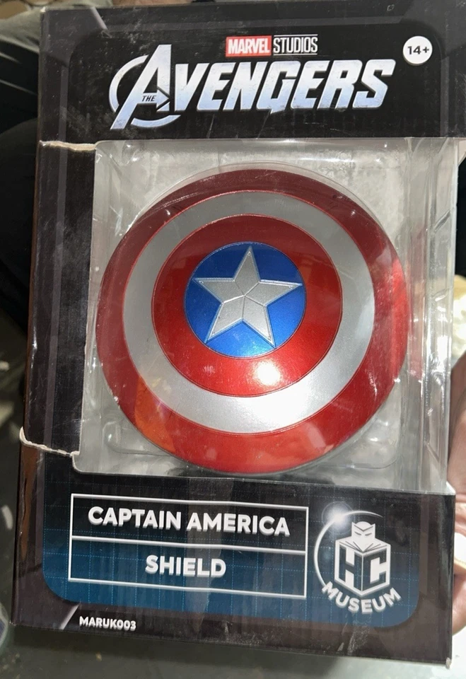 Avengers Marvel Captain America Shield Museum Eaglemoss Movie Replica