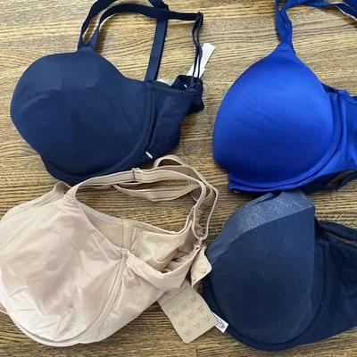 Lote de 3 sujetadores Victoria Secret para mujer/ROSA 34DDD multicolor Foto 1 de 4