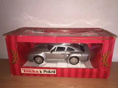 Tonka / Polistil 1:18 PORSCHE 959 TG in Metallo con CHIAVE in scala 1:2 MIB - Immagine 1 di 4
