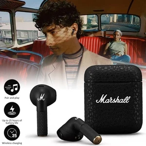 Auriculares Bluetooth inalámbricos verdaderos Marshall Minor III - negros sellados. - Imagen 1 de 12