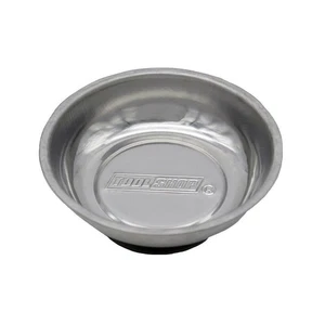 3" Runde Magnetische Kleinteile Tablett Schwer Edelstahl Walzkanten - Bild 1 von 2