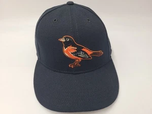 De colección Baltimore Orioles New Era 59Fifty Ajustado 7 5/8 Gorra Lana MLB Negro - Imagen 1 de 13