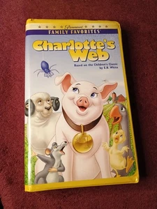 Charlotte’s Web VHS (1973, Orange Clamshell Packaging) - Picture 1 of 3