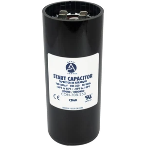 Condensador de arranque de motor Appli Parts 708-850 Mfd (microfaradios) uF 250VAC universal - Imagen 1 de 8