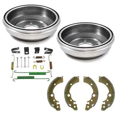 Kit de zapatas de tambor de freno trasero y herrajes para 92-95 Honda Civic Std Trans CRX Del Sol Foto 1 de 4