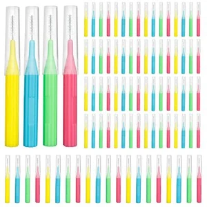 Interdental Brush Toothpick Flossing Headeasy Use Tooth Cleaning Tool 88 Count - Picture 1 of 7