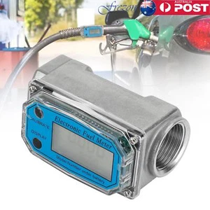 1Inch Turbine Digital Diesel Fuel Flow Meter Oval Gear Flow Gauge BSPT/NPT AUS - Picture 1 of 12