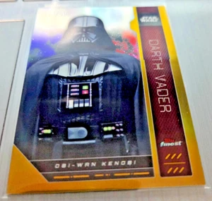 Darth Vader 2023 Topps Finest Gold Refractor # FN-43 (#d 14/50) - Picture 1 of 1