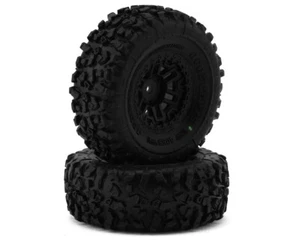 JConcepts Landmines 1.0" Pre-Mounted Tires w/Shuttle Wheels Green Comp 57mm OD - Picture 1 of 5