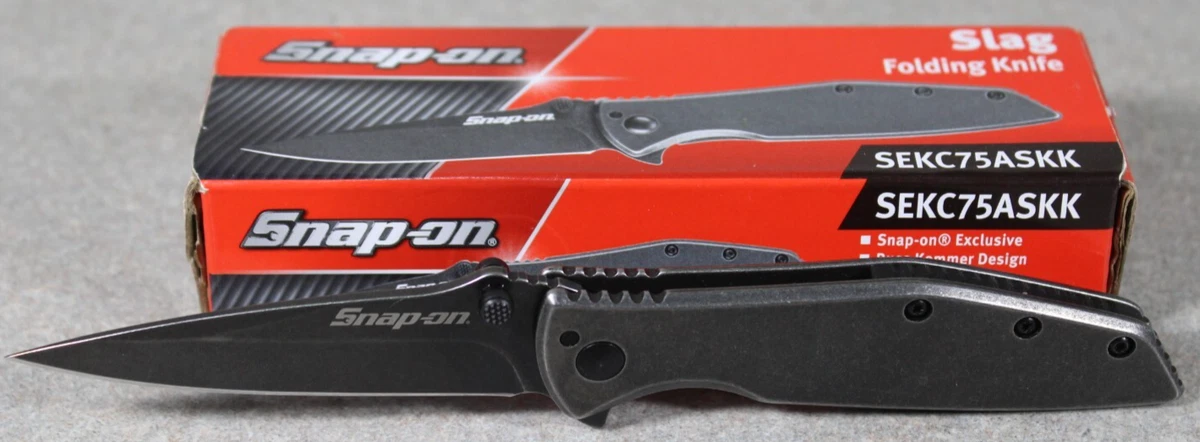 Snap-On SEKC75ASKK CRKT Kommer Design Slag Pocket Knife #I-10197
