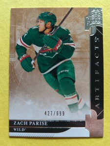 2019-20 Upper Deck Artifacts Stars /699 Zach Parise #123