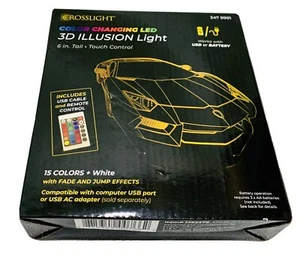 Crosslight 3D illusion color changing led light  - Picture 1 of 6