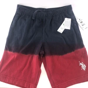US Polo shorts youth size 14/16 Extra L. blue/red - Picture 1 of 4