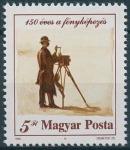 Hungary Stamps 1989 MNH Photography 150th Anniv 1v Set - Picture 1 of 1