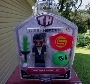 Tube Heroes Captain Sparklez Action Figure 3" - New in Package - Picture 1 of 3