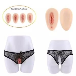 Transgender gefälschte Vagina Versteck Gaff Pad Silikon Hose Transgender Unterwäsche - Bild 1 von 21