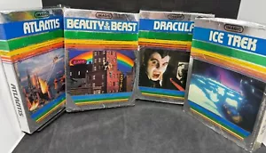 4 GIOCHI INTELLIVISION: ATLANTIS DRAGULA ICE TRECK BEAUTY & THE BEAST DISCRETE C - Picture 1 of 12
