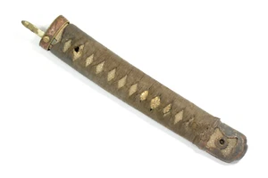 WW2 Japanese Army Tsuka Handle Gunto Type 98 w/ Chuso Sword Fittings 24.7cm - Picture 1 of 24
