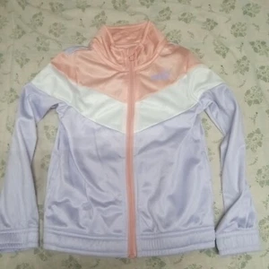 Puma Logo Track Jacket Little Girls Size 5 Full Zip Up - Picture 1 of 4