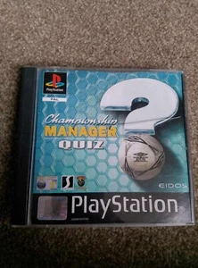 Championship Manager Quiz - PS1 Manual included - Picture 1 of 3