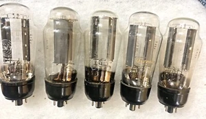 GEC U52 5U4G Black Plate Black Base Cup Getter Excellent Testing Values - Picture 1 of 7