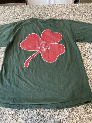 Green Lee Sport Boston Red Sox Graphic T Shirt M St Patrick’s Day Cover