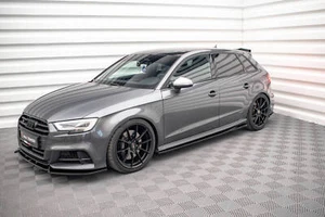 Seitenschweller Ansatz Cup Leisten für Audi S3 / A3 S-Line Sportback 8V FL schwa - Afbeelding 1 van 8