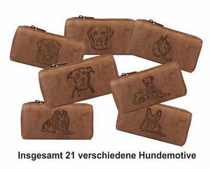 Geldbörse Hund Motiv Geldbeutel Lederbörse Portemonnaie große Motivauswahl - Picture 1 of 88