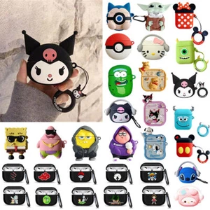 Funda protectora de dibujos animados de anime para Airpod Pro/Pro2/1st/2nd/3rd GenLadecase nueva - Imagen 1 de 38