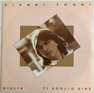 GIANNI TOGNI - GIULIA / TI VOGLIO DIRE - 1984 ITALIAN 7" SINGLE, PS, VOCAL - Picture 1 of 4