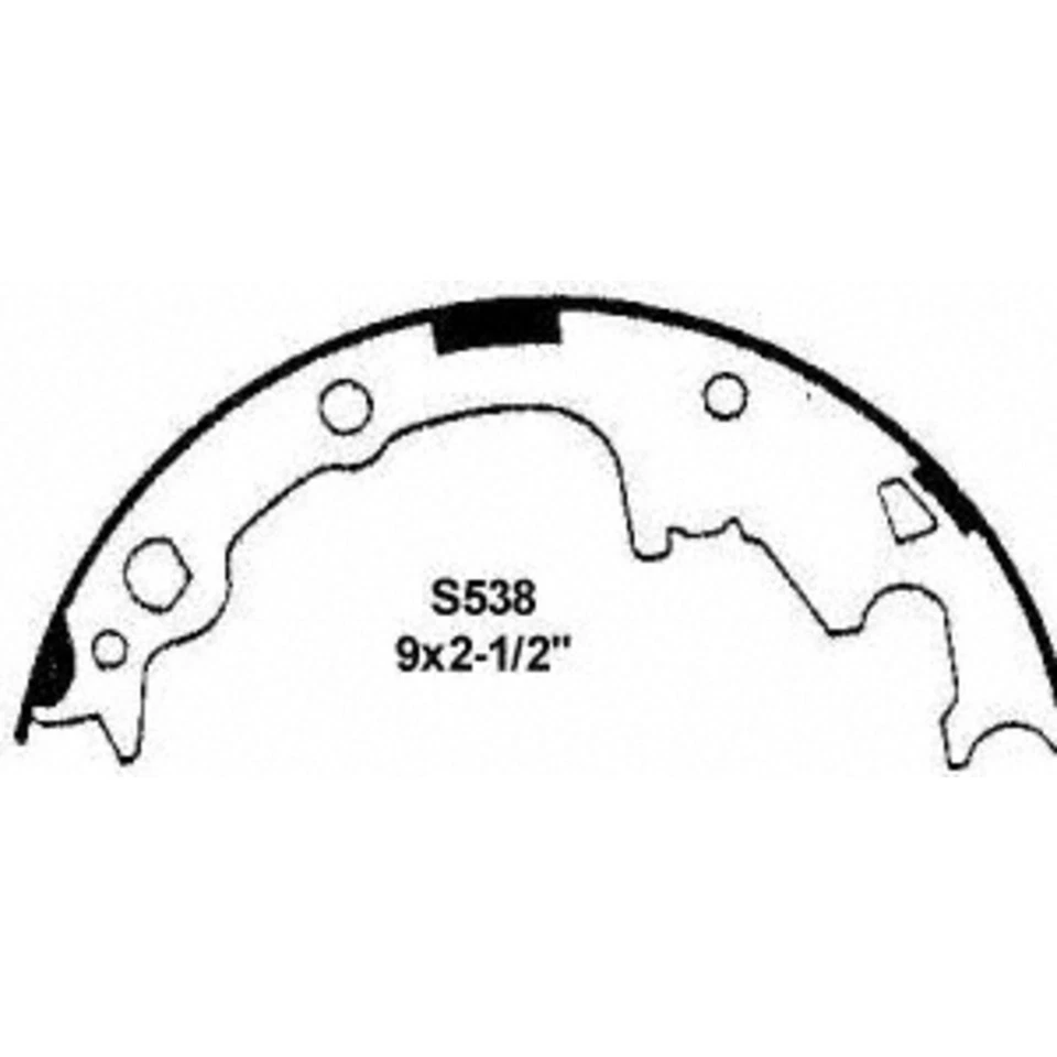 Zapata de freno de tambor Perfect Stop PSS538 Jeep Cherokee Wrangler Chrysler Dodge Foto 1 de 1