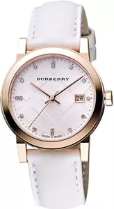 Brand New Burberry BU9130 The City 34 mm Rose Tone Stainless Steel Women's Watch - Picture 1 of 3