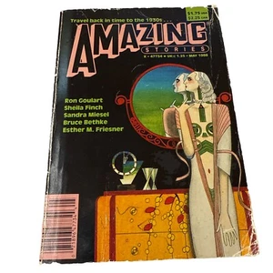 Amazing Stories Magazine - May 1988 Goulart, Finch, Miesel, Bethke, Friesner TSR - Picture 1 of 4