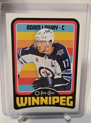 ADAM LOWRY Retro 24-25 NHL O-Pee-Chee #233 Winnipeg Jets - Image 1 of 2