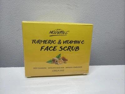 Exfoliante facial Pop Modern C cúrcuma y vitamina C limpieza profunda exfoliación 4,5 oz Foto 1 de 3