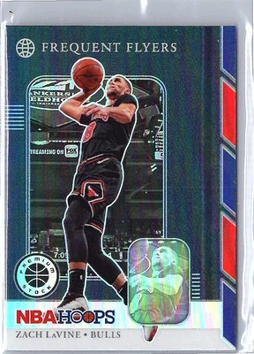 2019-20 Hoops Premium Stock #7 Zach LaVine Frequent Flyers Holo - Image 1 of 2