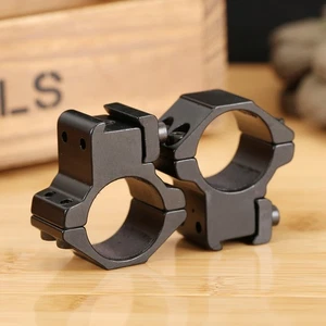 Sports Goods 1Pair Medium Profile 25.4mm Scope Rings Dovetail Rail Mount - Picture 1 of 10