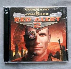 Command & Conquer: Red Alert 2 (PC CD-ROM, 2000) Estuche Joya Juego 2 Discos - Imagen 1 de 6