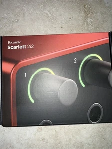 Focusrite Scarlett 2i2 4th Gen USB Audio Interface with Hi-Z Instrument New Seal - Picture 1 of 1