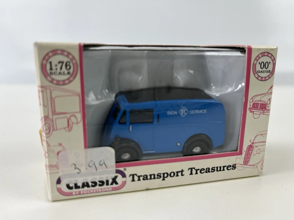 CLASSIX 1:76 MORRIS J VAN - RAC SIGN SERVICE EM76611 Faded Box - Image 1 of 4