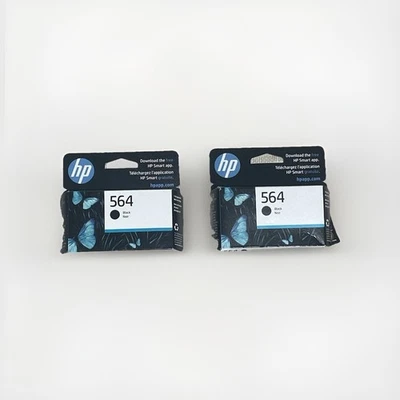 Cartucho de tinta negra 2 HP 564 Exp. Fecha marzo 2026 Foto 1 de 3