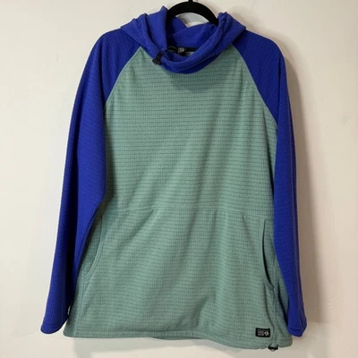 Túnica com capuz Mountain Hardwear feminina Summit Grid lã GG - Imagem 1 de 4