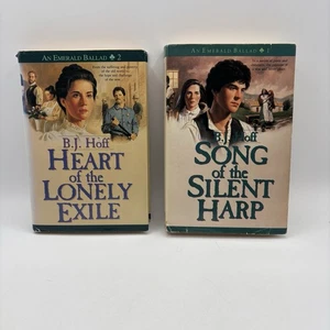 BJ Hoff "The Emerald Ballad" Series Book 1 & 2 Historical Hardcover  GOOD - Picture 1 of 17