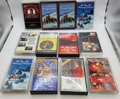 Vintage Set Of 12 Christmas Cassette Tapes - Image 1 of 4